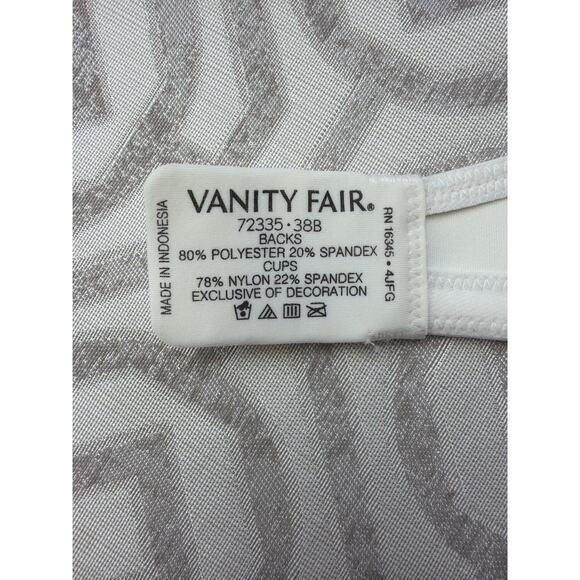 Vanity Fair Body Caress Wirefree converts to criss cross #72335 Size 38B NWT - Picture 4 of 5